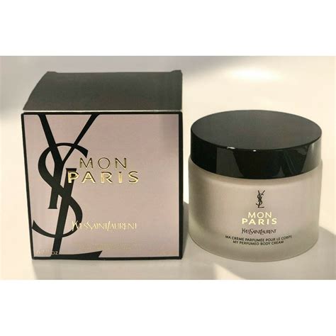 lotions that go with mon paris by ysl|YSL mon Paris cream.